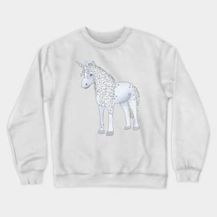 Blaues Einhorn Crewneck Sweatshirt